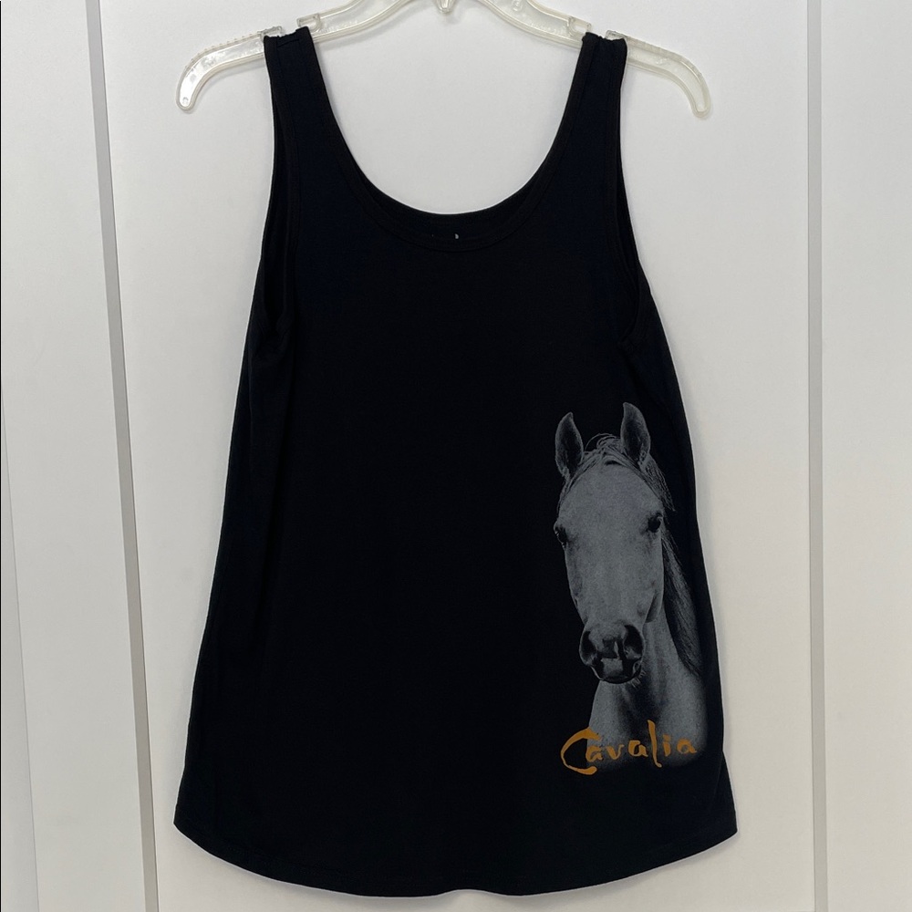 Size medium black Cavalia tank top